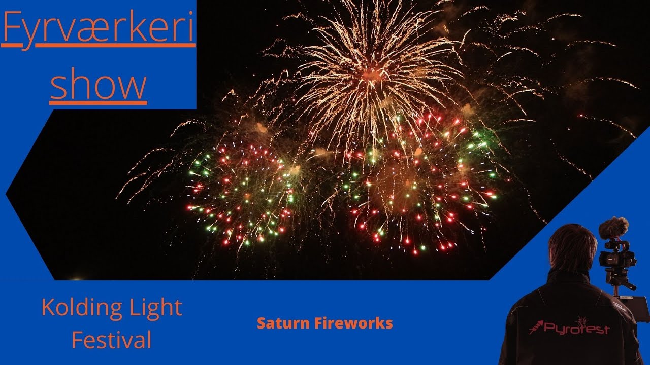 Kolding Light Festival / Lysfestival - Fyrværkerishow 2022 | 4k