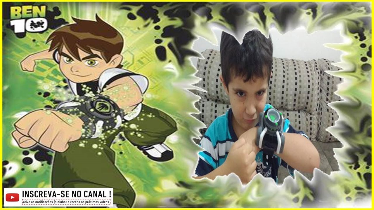 Relógio BEN10 digital verde com luzes E musica infantil