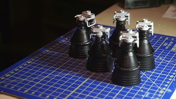 #1 - Saturn V Build 1:96 - Engines