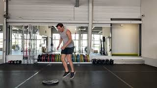 Half Burpee to plate