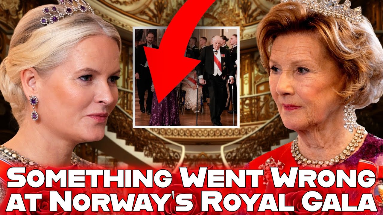 Что-то пошло не так на гала-ужине королевской цереморы в Осло в Норвегии.