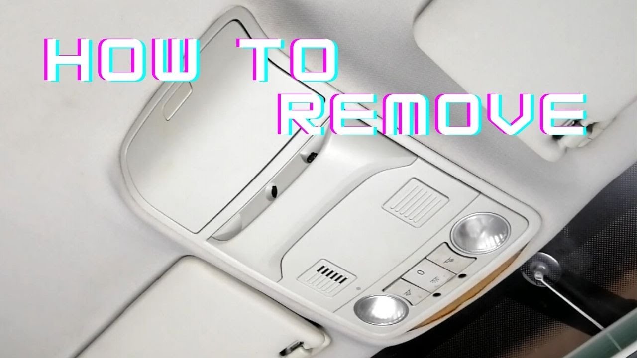 Как снять плафон гольф 7 VW Golf 6 Dome Light How to Remove DIY - YouTube