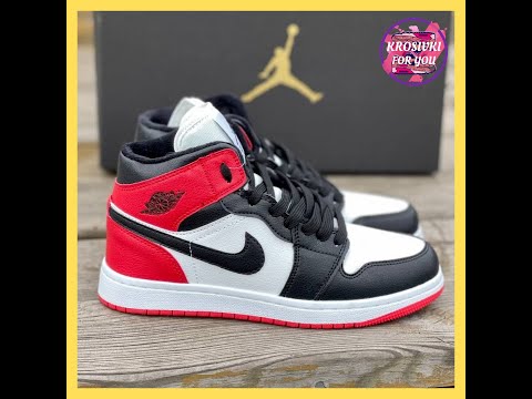 Зимние женские кроссовки Nike Air Jordan 1 Retro Mid Black/Red Fur с мехом (Черный Красный)
