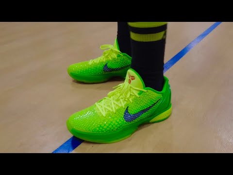 Jersey Elites Kobe 6 Protro Grinch Review! #basketball #nba #dunk #bal, Kobe 6 Shoes Review