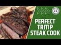 PERFECT Reverse Seared TriTip and Potatoes On The Big Green Egg | Steak and Potatoes #grill #smoke