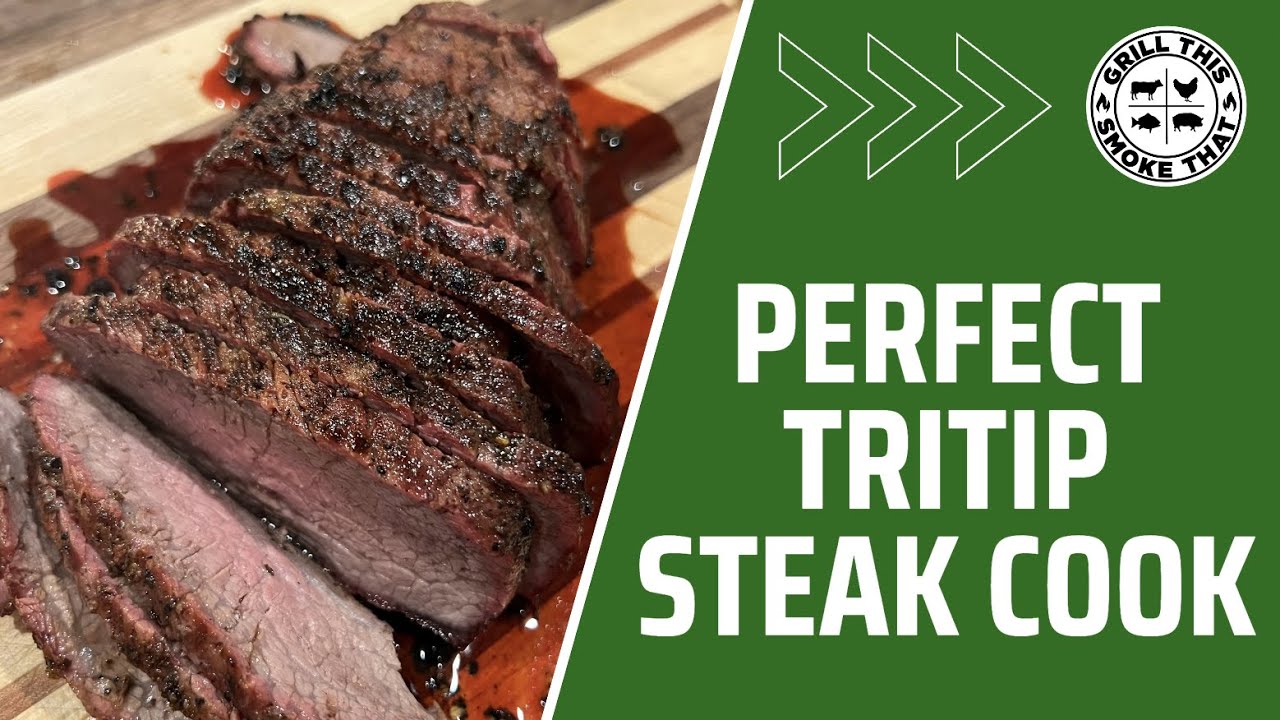 PERFECT Reverse Seared TriTip and Potatoes On The Big Green Egg Steak and Potatoes grill 