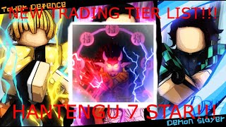 (Out-Dated) Demon Slayer Tower Defense Trading Tier List (check description for updated version)