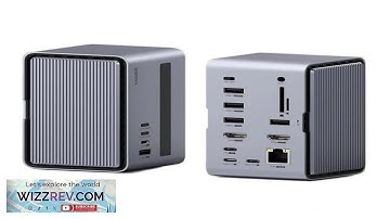 Hagibis U100Pro RGB Strip Light USB-C Docking Station with Dual HD / Review