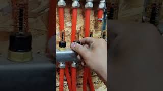 Bleeding Radiant Heat Loop Manifold