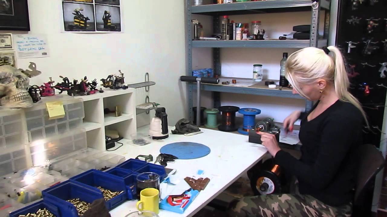 winding coils BUMBAR custom tattoo machine YouTube