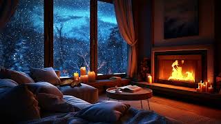 Atmospheric Winter Sound & Crackling Fire in a Cozy Cabin by Cozy Timez 9,221 views 3 months ago 8 hours