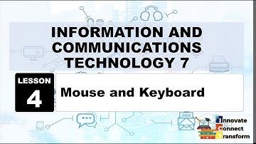 ICT 7 LESSON 4 Mouse and Keyboard