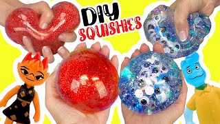 Disney Elemental Movie DIY Squishies with Squishy Maker with Ember and Wade! Crafts for Kids