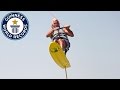 Water-skier flies above the waves on 11 ft Air Chair - Guinness World Records