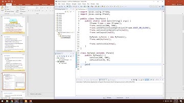 Lecture 7 Java Graphics - 02 Method paint and paintComponent