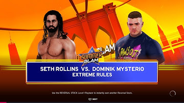 WWE 2K20-SummerSlam 2020-Seth Rollins vs Dominik Mysterio