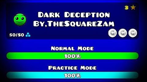 Geometry Dash Dark Deception Layout By,TheSquareZam