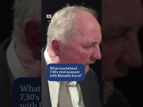 What was behind this viral Barnaby Joyce moment? | 7.30