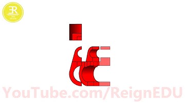 Section of Solids and its Orthographic Projection - #ReignEdu Animation Series #ED 55