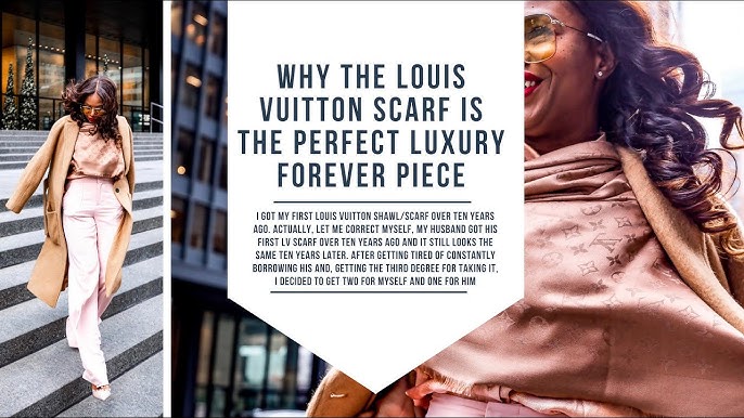 Louis Vuitton Beige Logomania Shine Scarf Louis Vuitton | The Luxury Closet