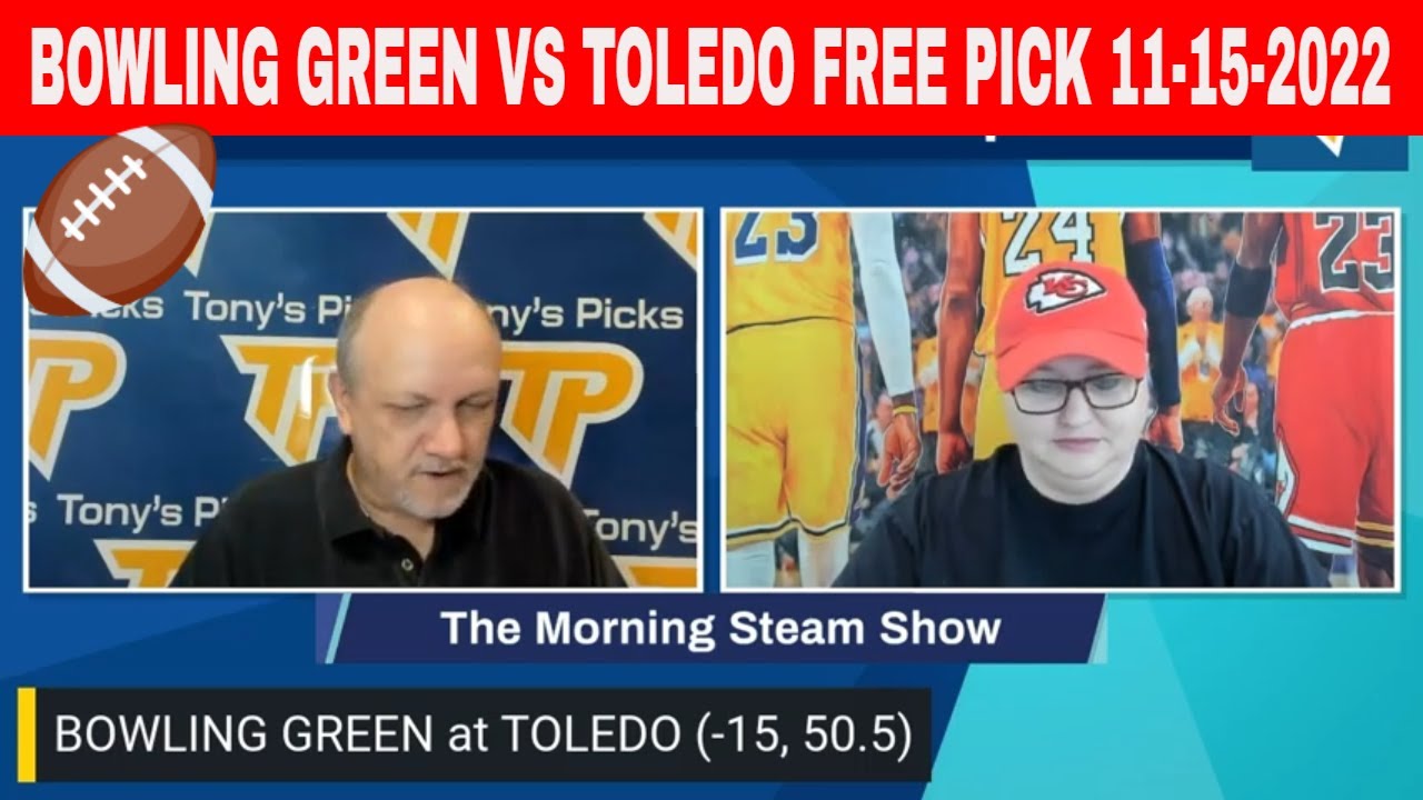 Bowling Green vs Toledo 11/15/2022 Week 12 FREE NCAAF Picks and Predictions on Morning Steam Show