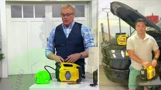 Rally Portable 8in1 Power Source with AC Outlet & Air Compressor on QVC
