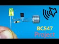 Easy Music Reactive LED with BC547 Transistor