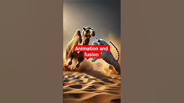 "Epic Tiger x Camel Fusion | Animation Transformation 4K" #fusion #ytshorts #animation #shorts