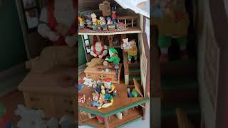 Enesco Deluxe Santa's Workshop Animated Working!