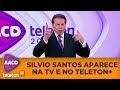 Silvio Santos aparece na TV e no Teleton+ ao mesmo tempo | Teleton+