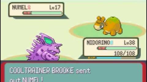 Pokémon - Emerald NidoRun 18 - Fiery Path, Routes 112 & 113