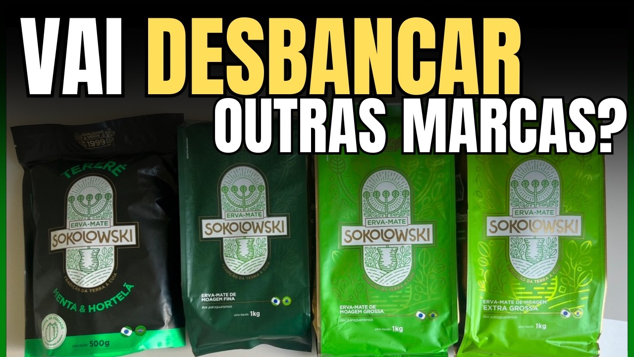 Unboxing Erva-mate SOKOLOWSKI: a marca nova que já chegou gigante