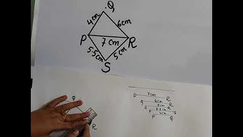 Construction of Quadrilaterals (with  given four sides and one diagonal)