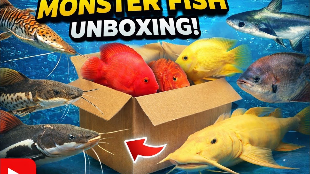 MUST EXCOTIC  MONSTER FISH UNBOXING 