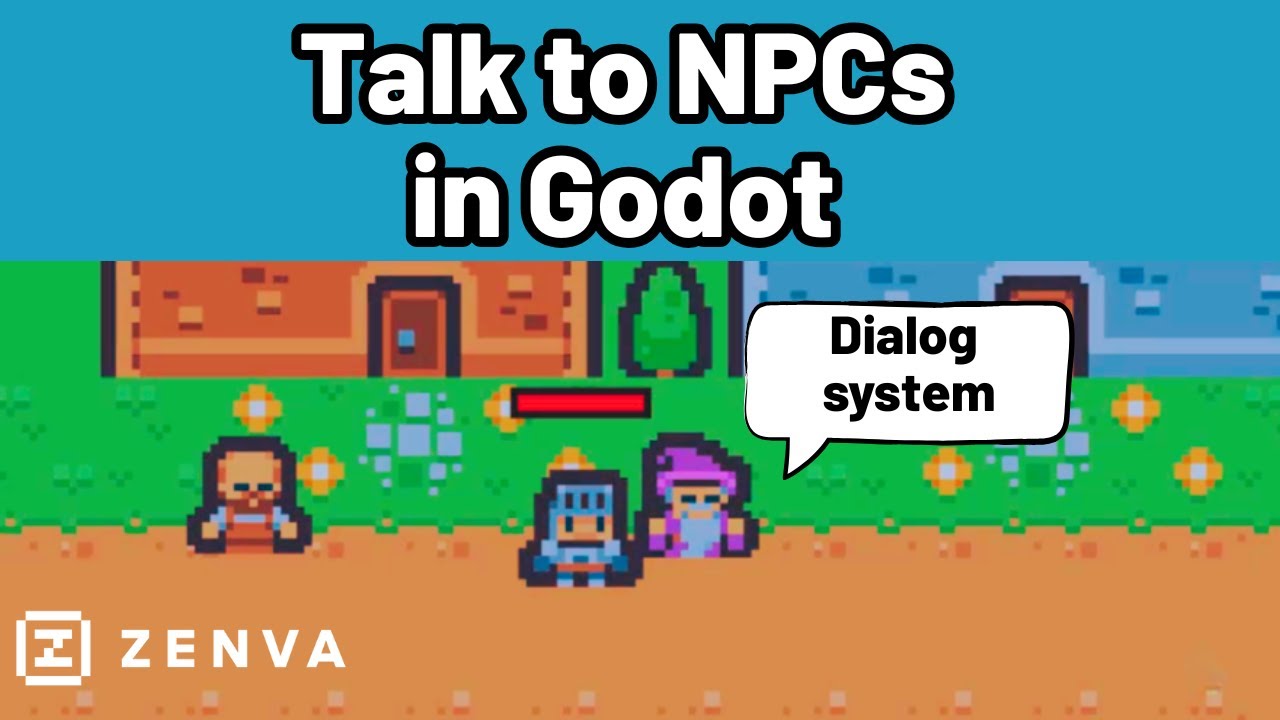 Talk to NPCs in GODOT - Dialog System Tutorial - YouTube