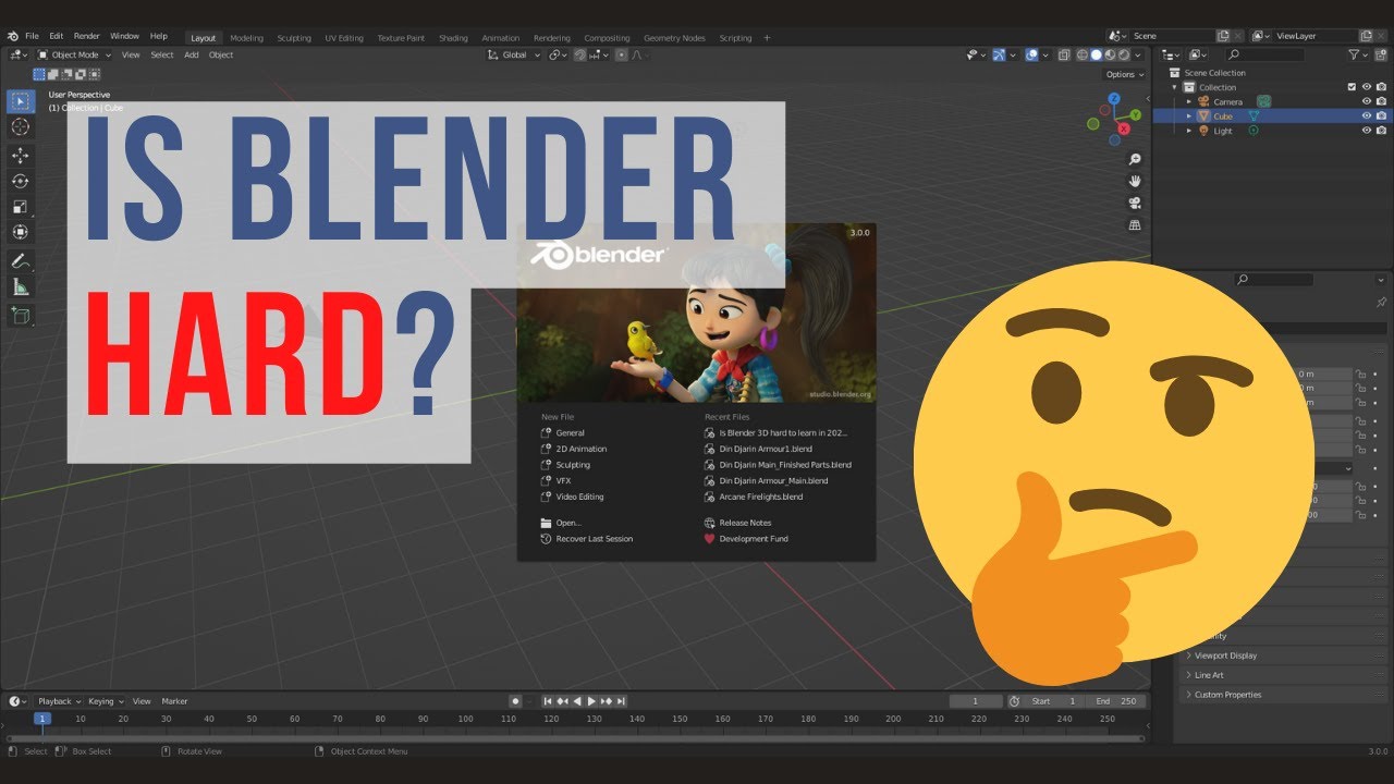Is Blender Hard To YouTube