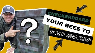 HOW TO STOP BEES SWARMING - CHECKER BOARDING SWARM CONTROL MANAGEMENT