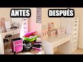 ORGANIZANDO MI CUARTO DE MAQUILLAJE | Parte 2