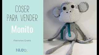 Monito de Peluche│Coser para Vender│Patrones Gratis