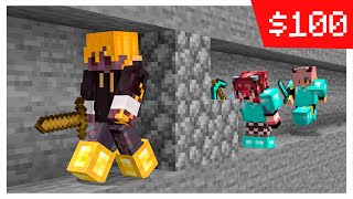 Contraté 2 VTubers para Cazarme en Minecraft...