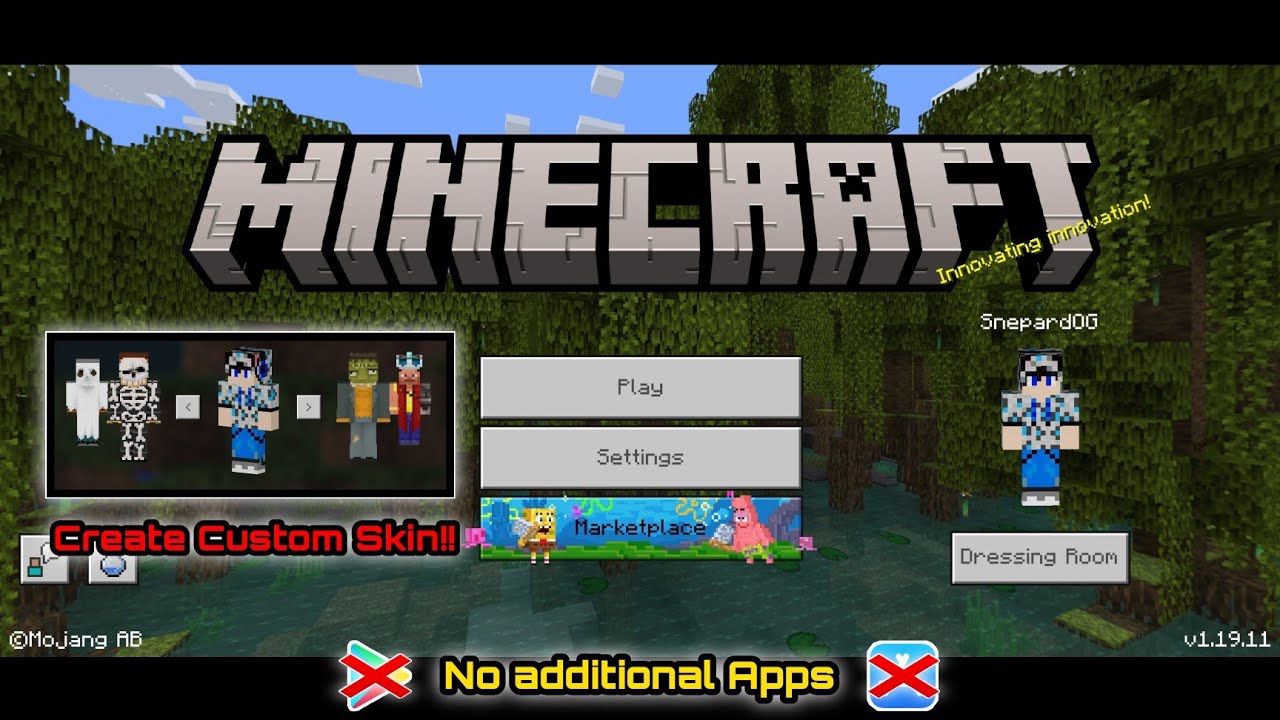 How To Use Custom Skin in Minecraft Pocket Edition in hindi | How to Create your own skin in Mcpe |