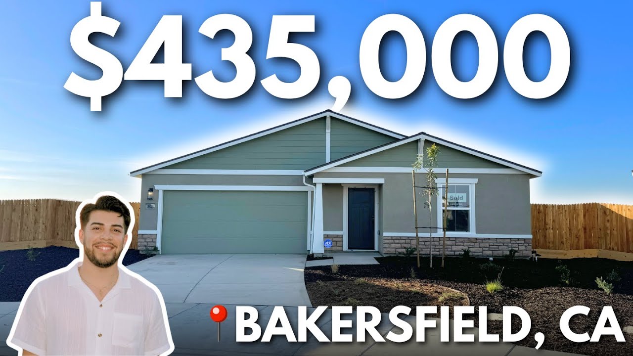 STUNNING OPEN LAYOUT HOME TOUR IN BAKERSFIELD, CALIFORNIA | $435,000
