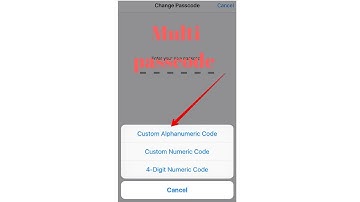 how to use alphanumeric or word and number in iPhone/i pad  password