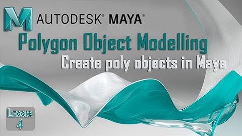 Create Polygon Primitive Objects in Maya | Basics of working with Poly objects in Maya | Lesson-4