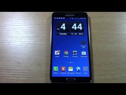 Galaxy Note 3 - How to Use as a Flashlight