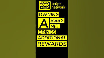 Owning a BearX NFT brings additional rewards in the ScriptNetwork #shorts #NFT #Crypto #TV #movies