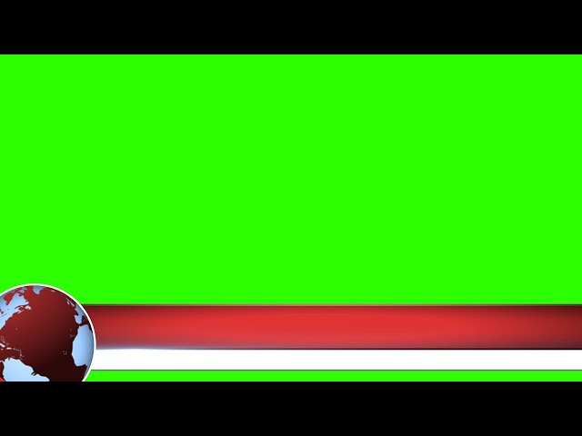 News Lower Thirds #2 / Green Screen - Chroma Key 