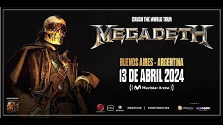 🔥MEGADETH en Argentina 2024 - Movistar Arena