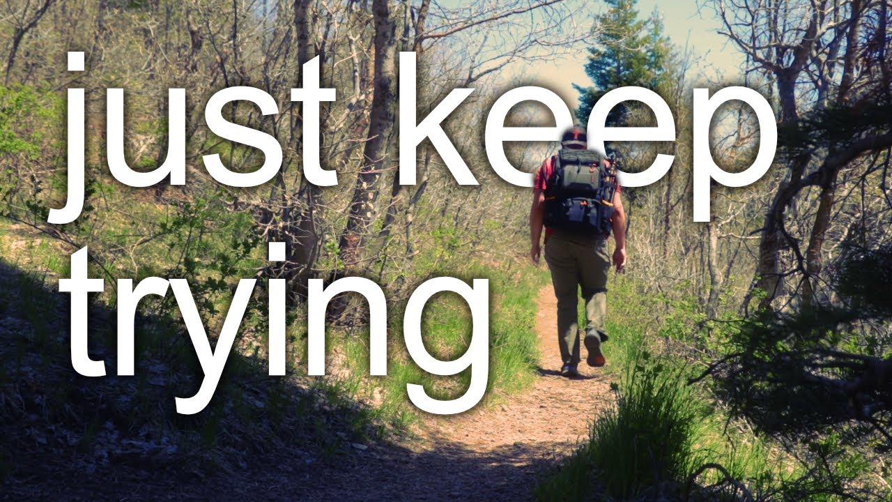 hiking to film my first proposal video, but i failed
