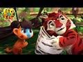 LEO and TIG 🦁 🐯 The Snake Charmer Episodes collection 💚 Moolt Kids Toons Happy Bear